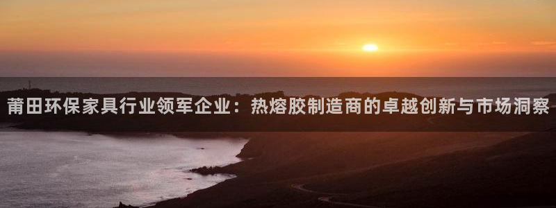 杏宇注册登录官网：莆田环保家具行业领军企业：热熔胶制造商的卓
